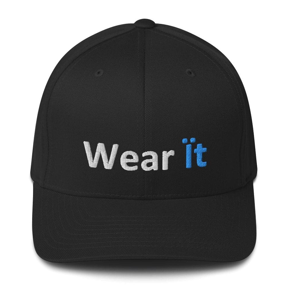Black cap with "Wear it" text.